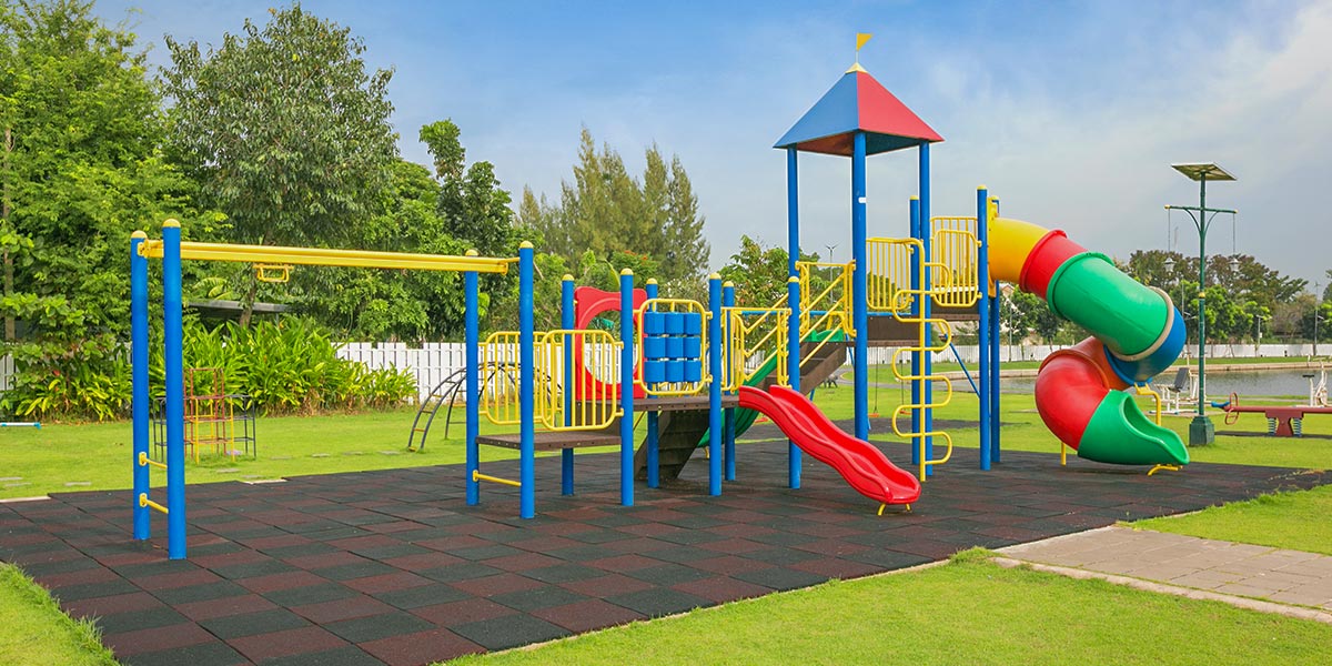 rubber tiles for playgrounds